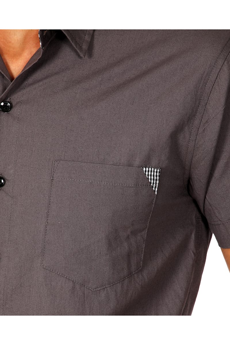 Something Strong Dark Grey Something Toxic Button-Up