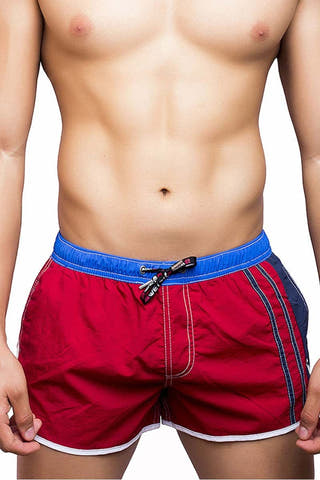 BWET Maroon Venice Swim Short