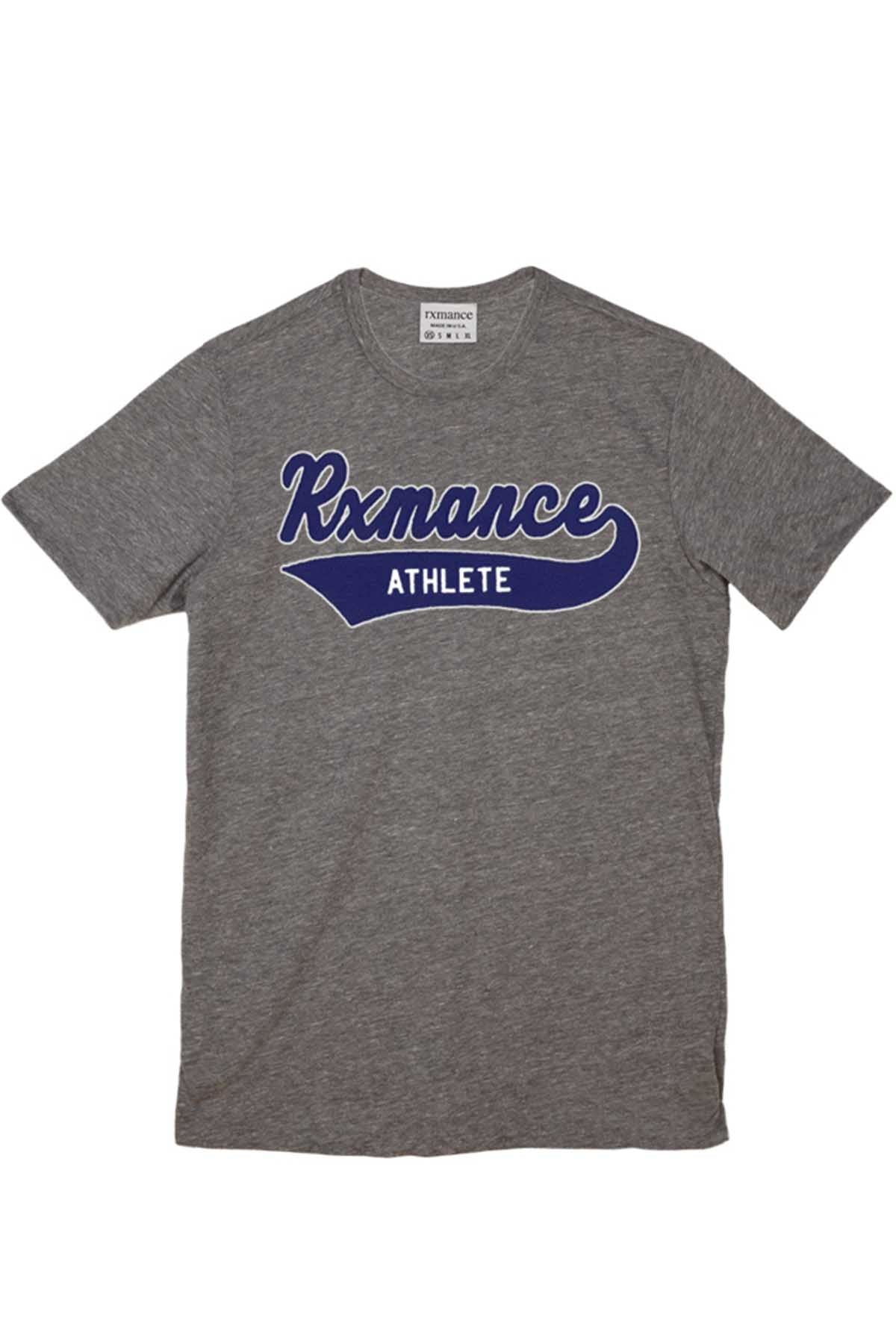 Rxmance Heather Grey Script Crew Tee