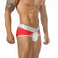 PPÜ Red/White Heart-Pattern Cut-Out Brief