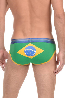 2(X)IST Bonsai Green Brazil No-Show Brief thumbnail 2