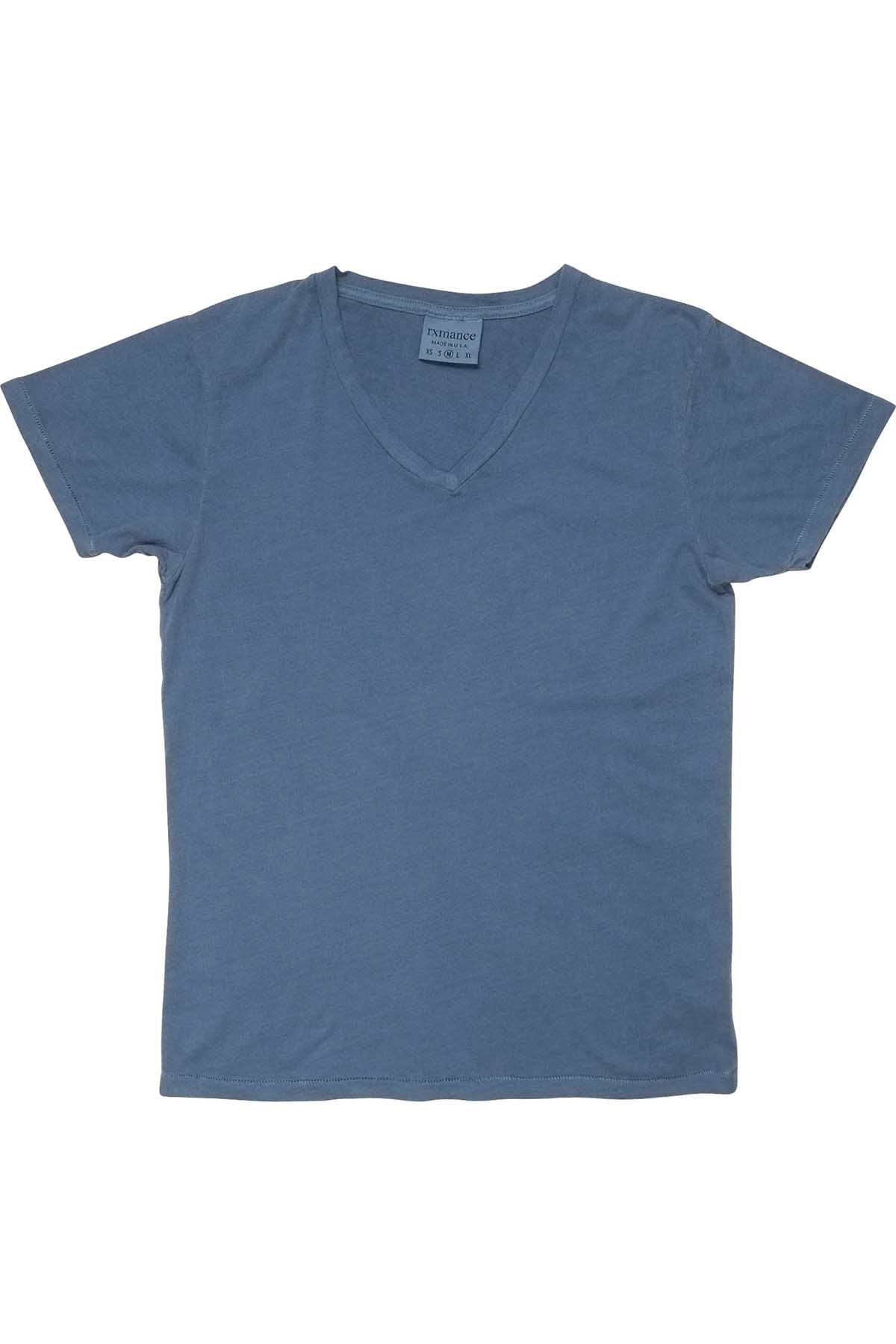 Rxmance Unisex Sky Blue V-Neck Tee