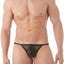 Gregg Homme Black Break-In Zipper Mesh String