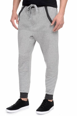 2(X)IST Light-Heather-Grey French Terry Drop Inseam Jogger Pant thumbnail 2