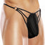 Male Power Black Nylon-Lycra G-Thong