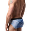 2(X)IST Blue Graphic Sliq Micro Mesh Brief