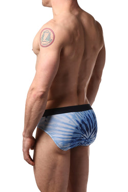 2(X)IST Blue Graphic Sliq Micro Mesh Brief thumbnail 2