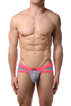 Manview Pink Checkered Brief thumbnail 1
