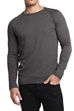 Trend Grey Waffle Henley thumbnail 1