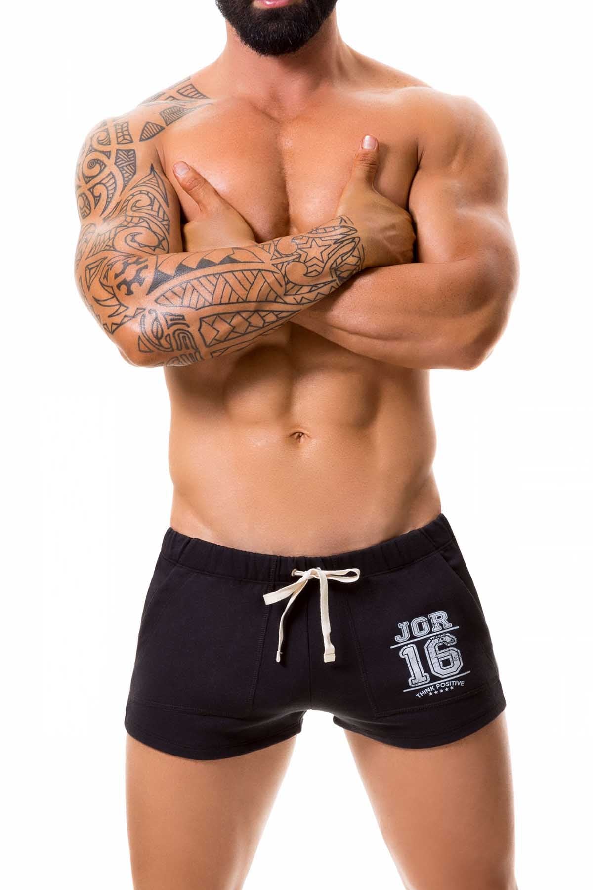 Jor Black Mini Warrior Athletic Short