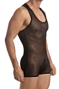 Pikante Black Silom Mesh Body Singlet thumbnail 1