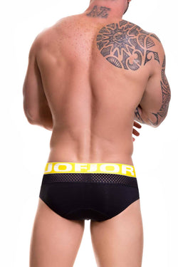 Jor Black/Yellow Athletic Brief thumbnail 2