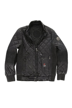 Premium Lounge Jeans Black Puffer Jacket thumbnail 1