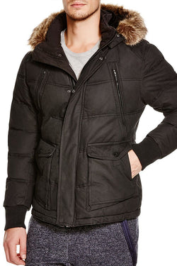Jetlag Black Hooded Parka thumbnail 2