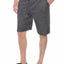 2(X)IST Heather-Black French Terry Short