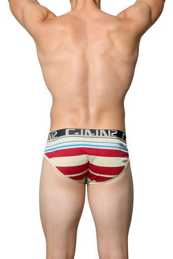 C-IN2 Jester Red Striped No-Show Profile Brief thumbnail 3