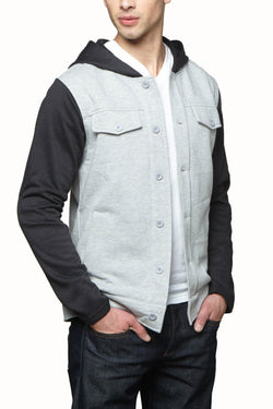 Zutoq Grey Zoshed Sweater Jacket thumbnail 1