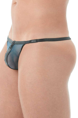 Gregg Homme Blue Break-In Zipper Mesh String thumbnail 2