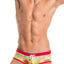 Jor Printed Orange Swim Brief