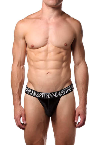 Marco Marco Black Velvet Thong