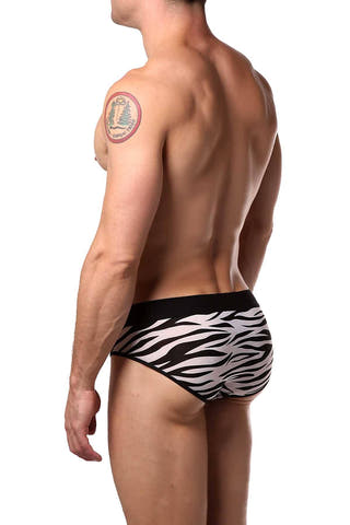 JustinCase White Zebra Brief