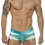 PPÜ White/Turquoise Trunk-Brief