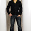 X-Ray Jeans Black Button-Up Jacket