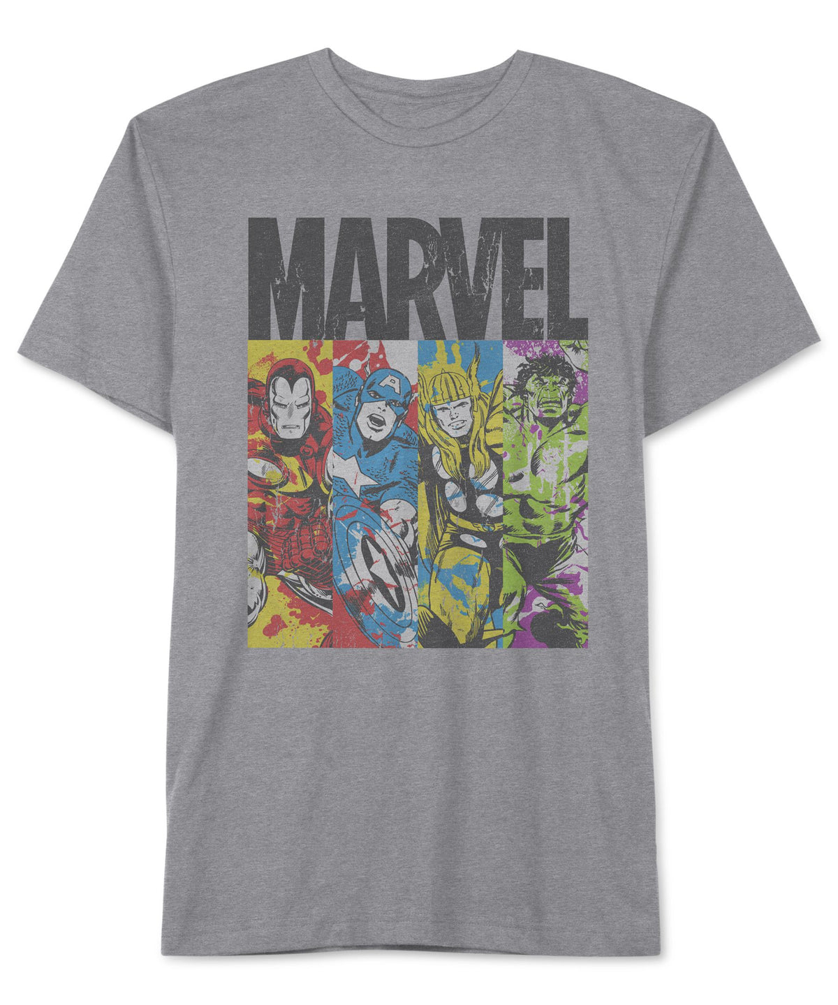Jem Big & Tall Marvel Avengers Panels Graphic-Print T-Shirt