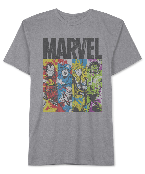 Jem Big & Tall Marvel Avengers Panels Graphic-Print T-Shirt