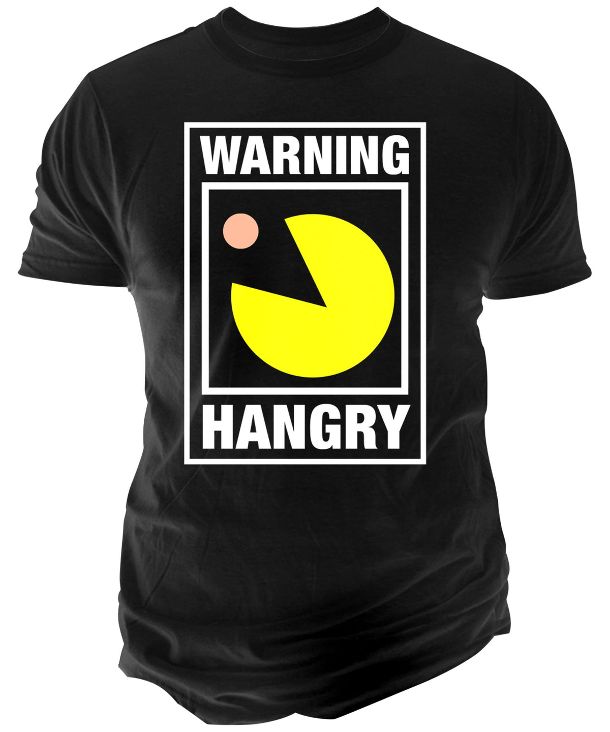 Changes Hangry Pac-Man Graphic T-Shirt Black XL