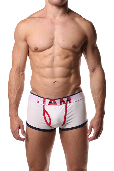 Jam White & Navy Trunk