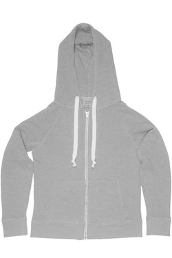 Rxmance Unisex Dawn Grey Hooded Zip Sweatshirt thumbnail 1