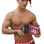 Discover Christmas Print Trunk & Sock Set