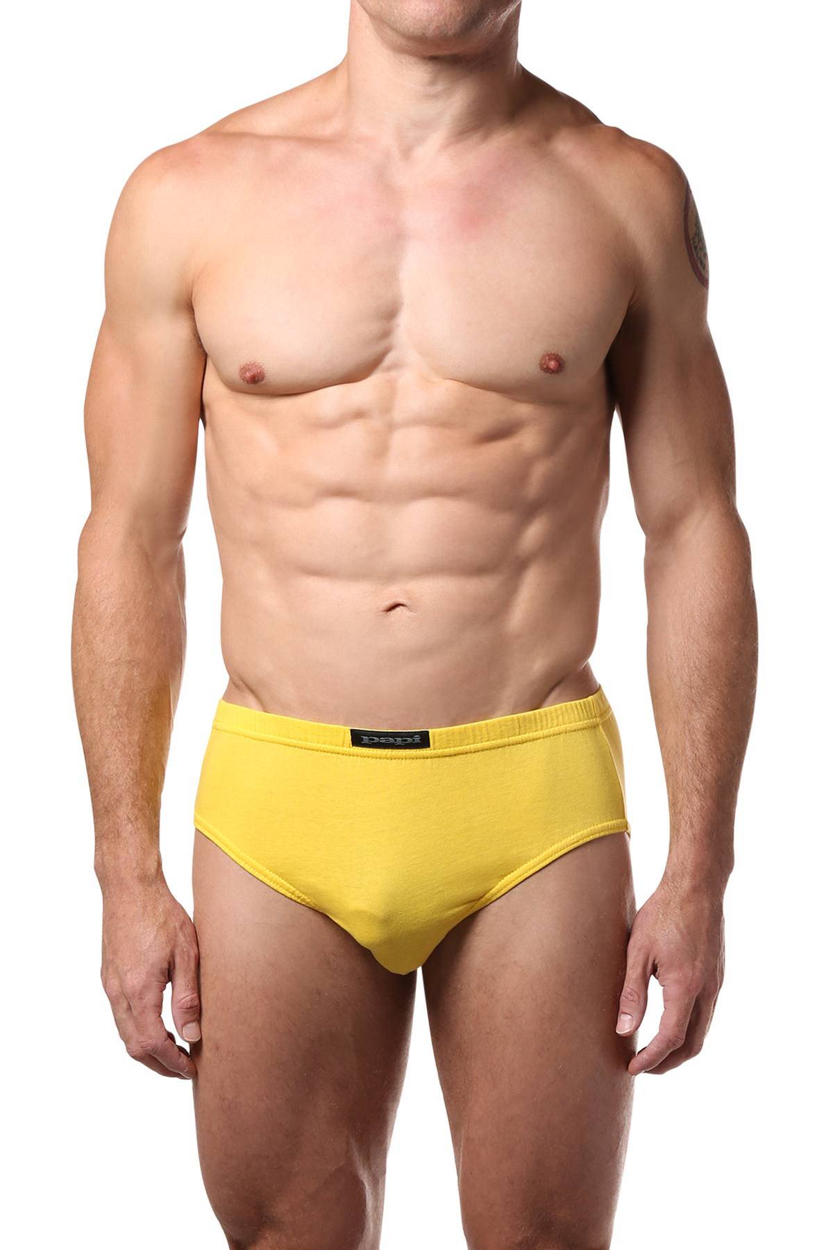 Papi Yellow/Turquoise/Navy/Grey/Black Low-Rise Brief 5-Pack