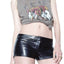 Coquette Studded Black Pleather Short