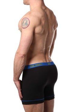 2(X)IST Black Contrast Performance Cotton Boxer Brief 2-Pack thumbnail 4