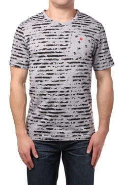 Smash Black & Grey Striped Shirt thumbnail 1