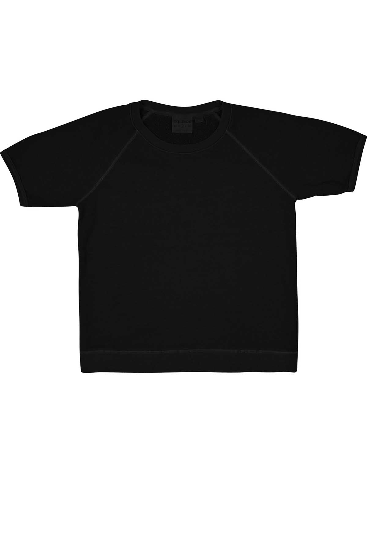 Rxmance Unisex Phantom Black Short Sleeve Sweatshirt