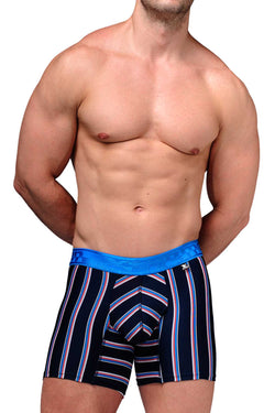 Xtremen Blue Classic Stripes Boxer Brief thumbnail 1