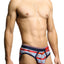 2(X)IST Zig Zag Stripe Red Graphic Cotton Briefs