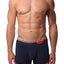 2(X)IST Navy Graphic Cotton Trunk