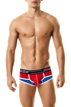 Manview Red & Blue City Boy Brief thumbnail 1