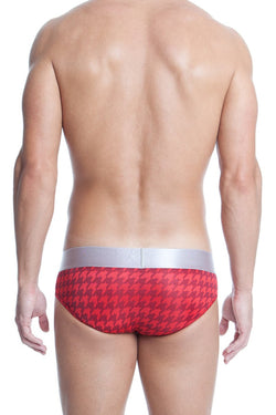 Papi Red Rave Houndstooth Brief thumbnail 3