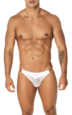 PPÜ White Barely There Bikini Brief thumbnail 1