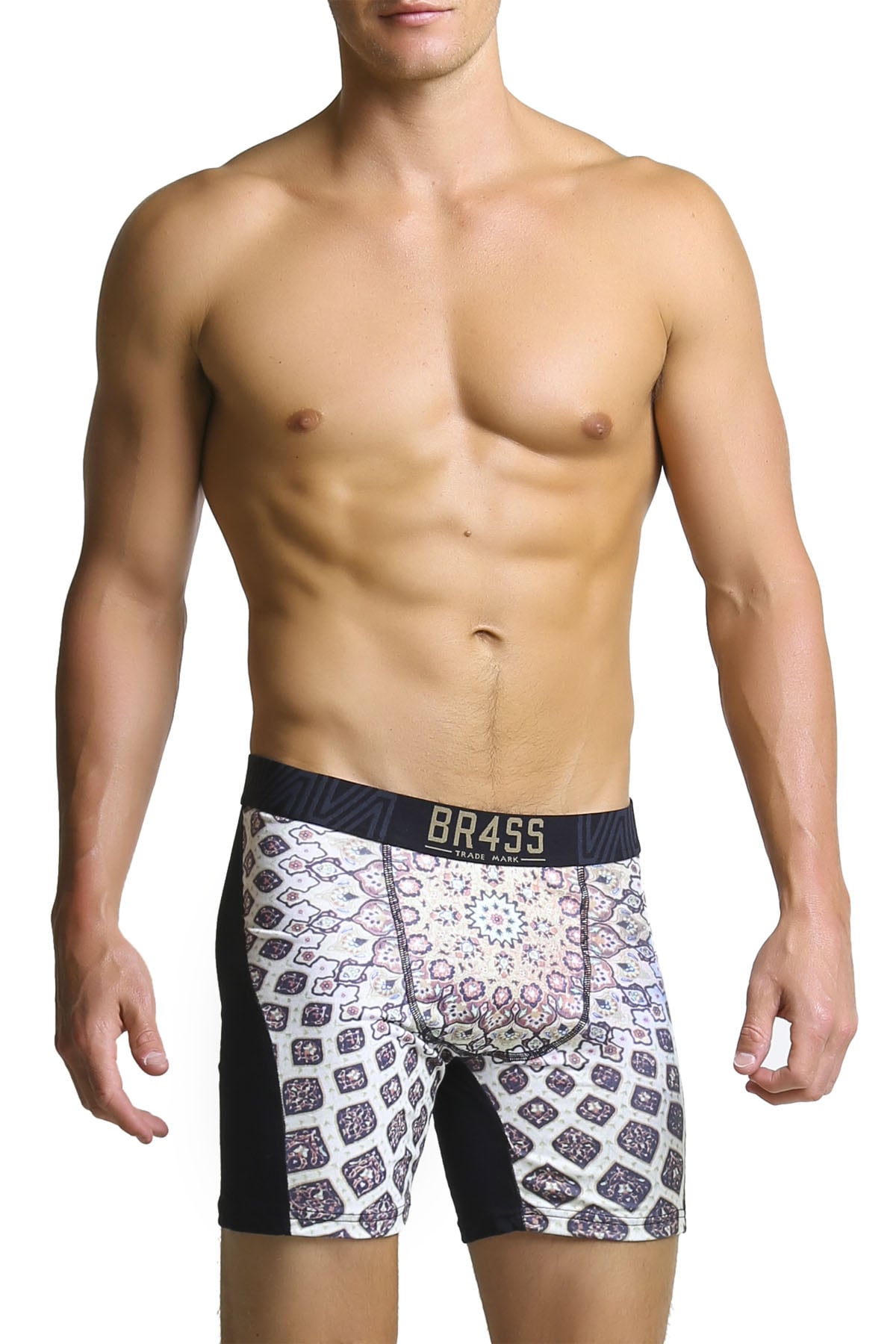 BR4SS White Persian Rug Boxer