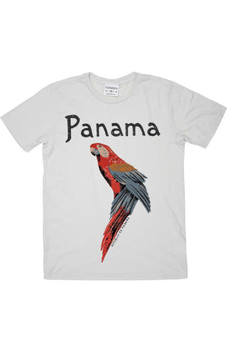 Rxmance White Parrot Crew Tee