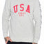 Rxmance Unisex Oatmeal USA Crew Sweatshirt