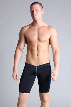 Timoteo Black Workout Legging Short thumbnail 1
