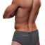 Envy Black & White Microfiber Boxer Trunk
