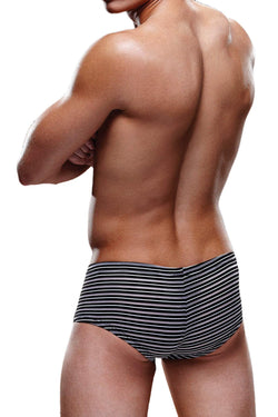Envy Black & White Microfiber Boxer Trunk thumbnail 2